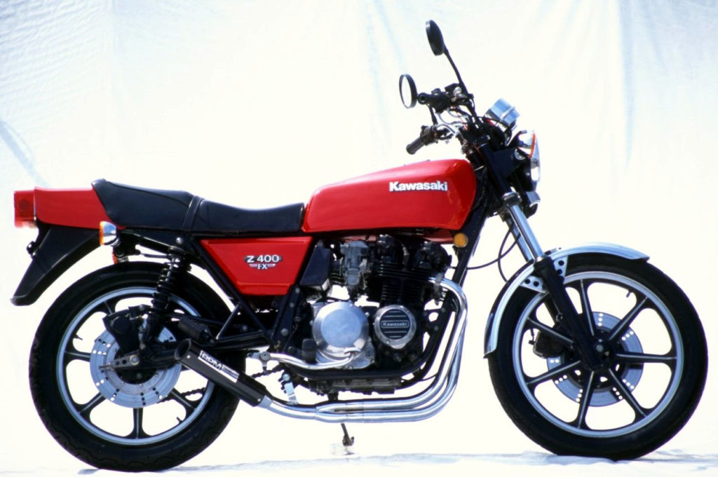 KAWASAKI(カワサキ) Z400FX？ メッキマフラー(4-2)【商品管理番号：00-0137】