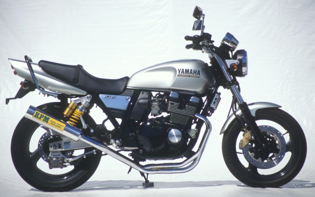 YAMAHA XJR400 4HM 4-1管 50.8π ALサイレンサー タイプ2 マフラー 黒